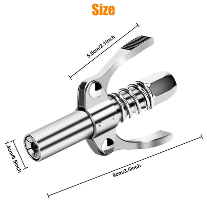 Grease Gun Coupler 1/8" NPT for Automotive Use (Compatible with )