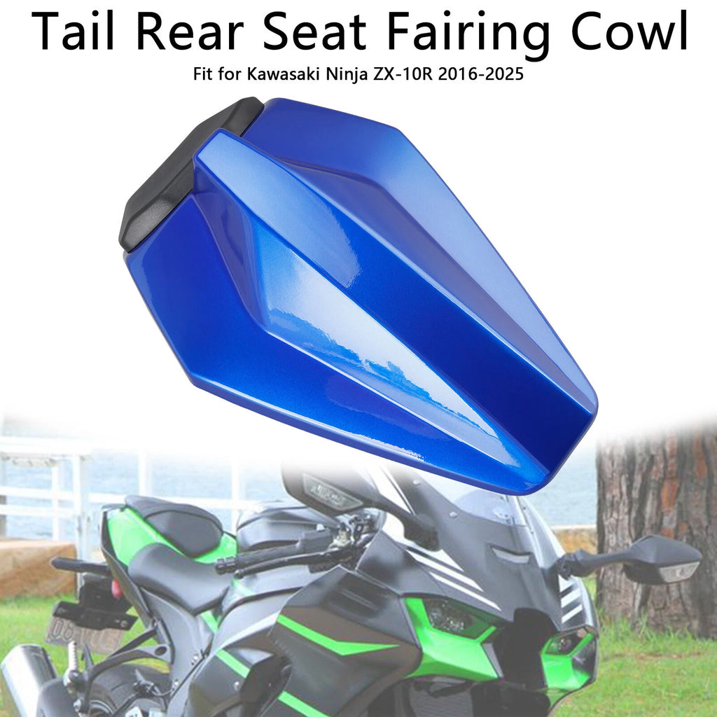Racing Tail Rear Seat Fairing Cowl for Kawasaki ZX10R (2016–2025) Blue