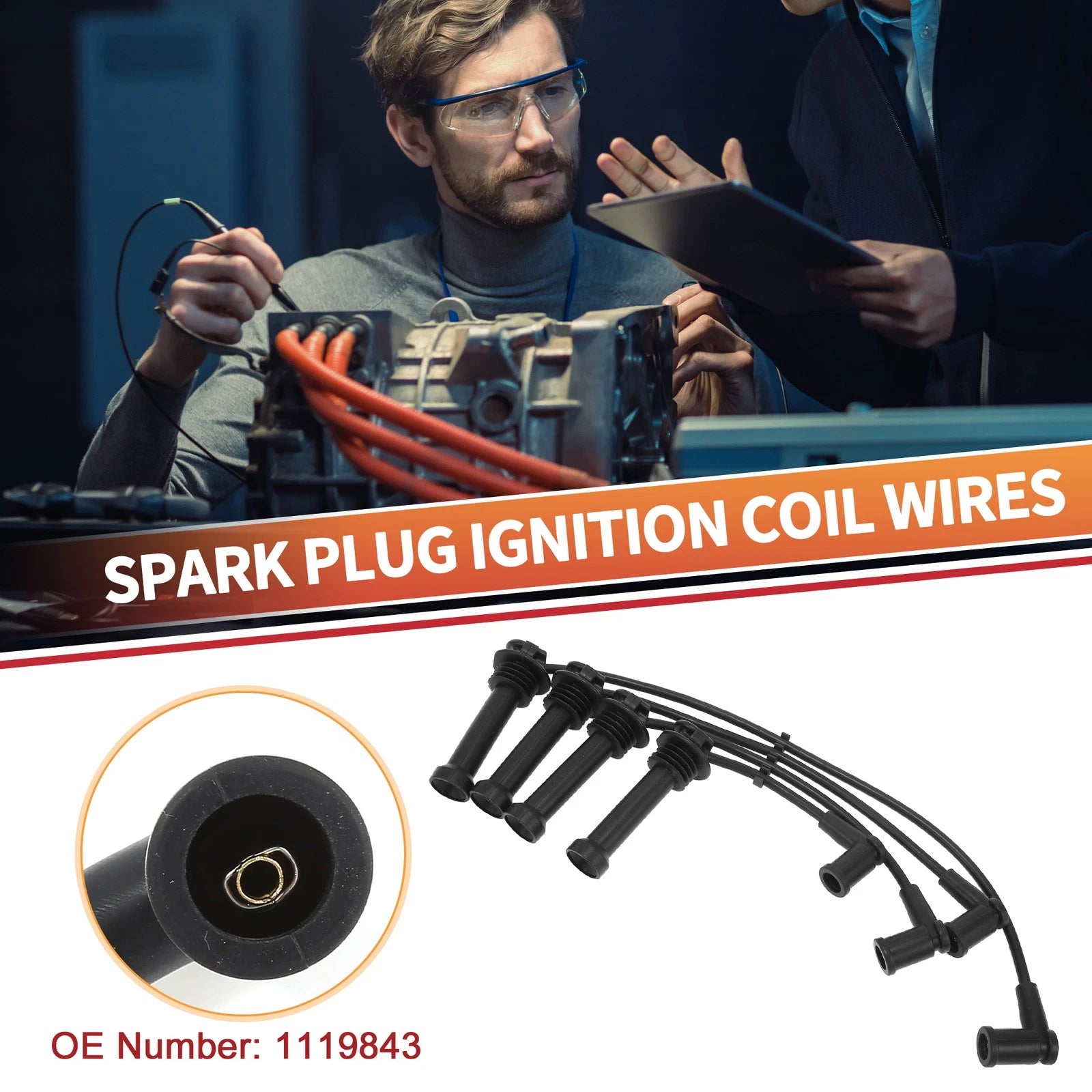 Spark Plug Wire Ignition Coil Cable Set for Ford Mondeo III Kombi (2000–2007)