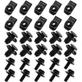 30pcs Metal Engine Nut Clamps for Various Makes and Models