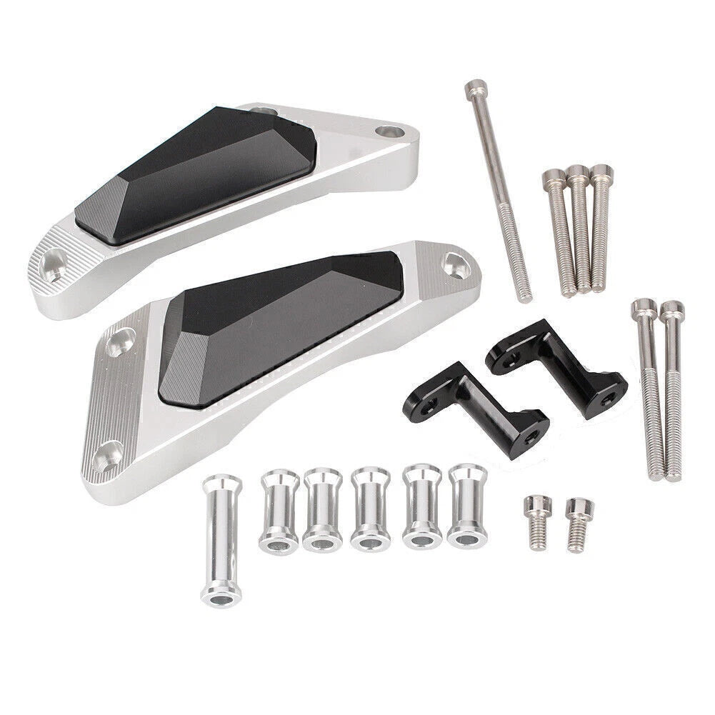 Engine Guard Frame Slider Protector for Yamaha MT-09 (2014–2017) Silver