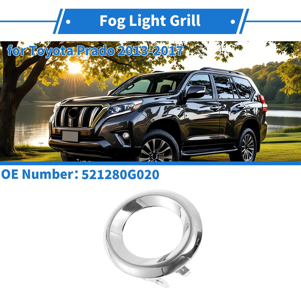 Front Left Fog Light Grill Replacement for Toyota Prado (2013–2017)