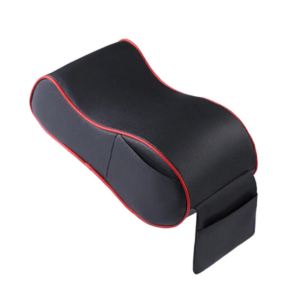Center Console Armrest Box Cushion Pad PU Leather Memory Foam Mat Auto Universal