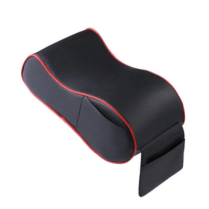 Center Console Armrest Box Cushion Pad PU Leather Memory Foam Mat Auto Universal
