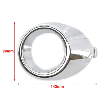 Fog Light Frame Cover Trim for Ford Fiesta (2008–2012) Chrome Left