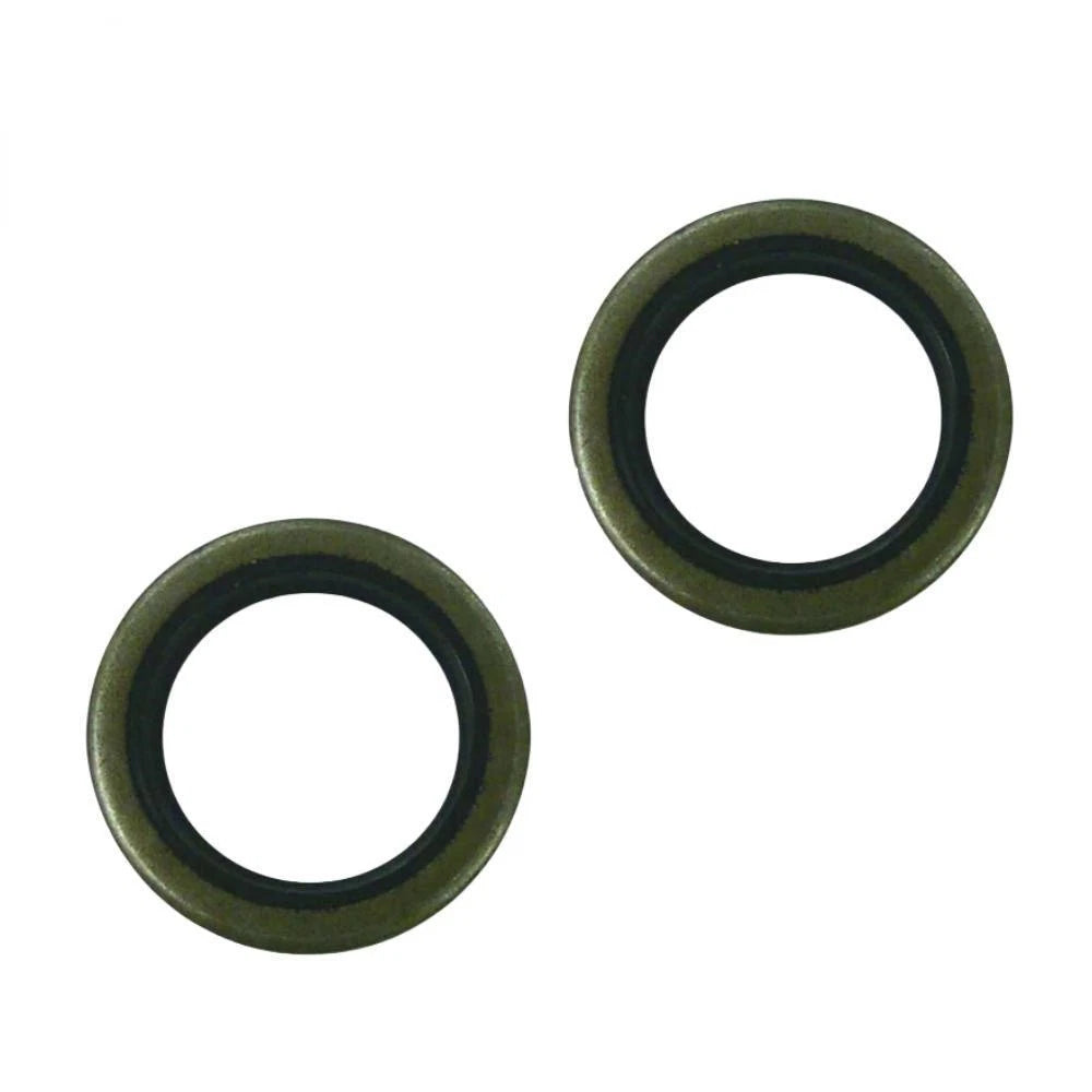 Set of 2 Outboard Oil Seals for Johnson Evinrude Mercury (320862, 26-76868, F697555)