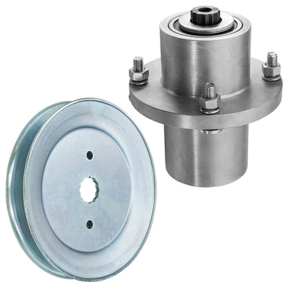 Deck Spindle with Pulley Heavy Duty for Hustler FasTrak SDX (2017–2024)