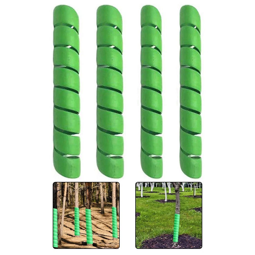 Set of 4 Tree Trunk Spiral Guards for Bark Protection