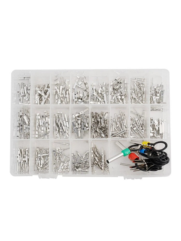 340pcs Terminal Pins Wire Harness Kit for Automotive Applications