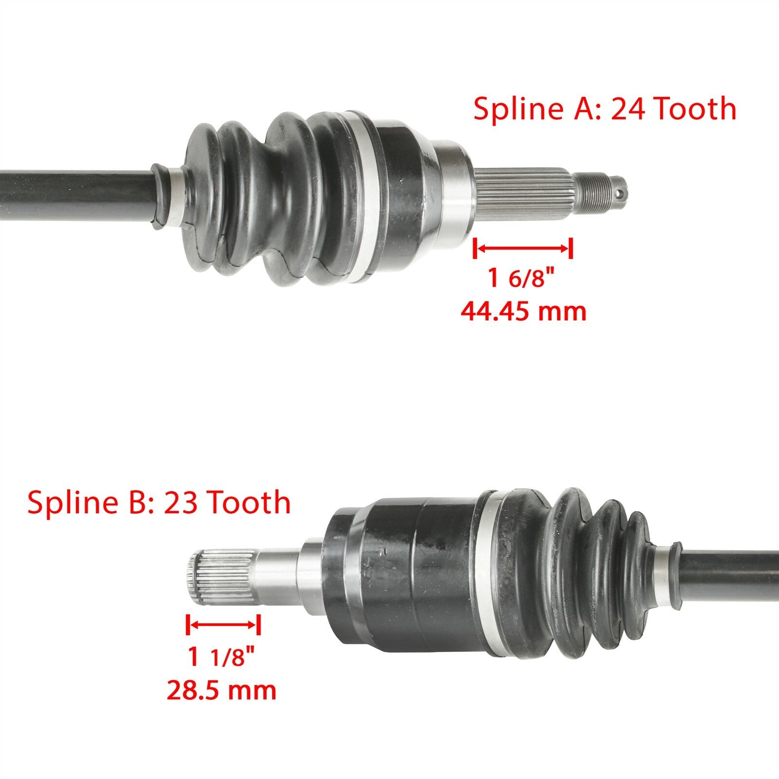 Front and Rear CV Joint Axle for Honda Pioneer 700 2014–2022 Left Right