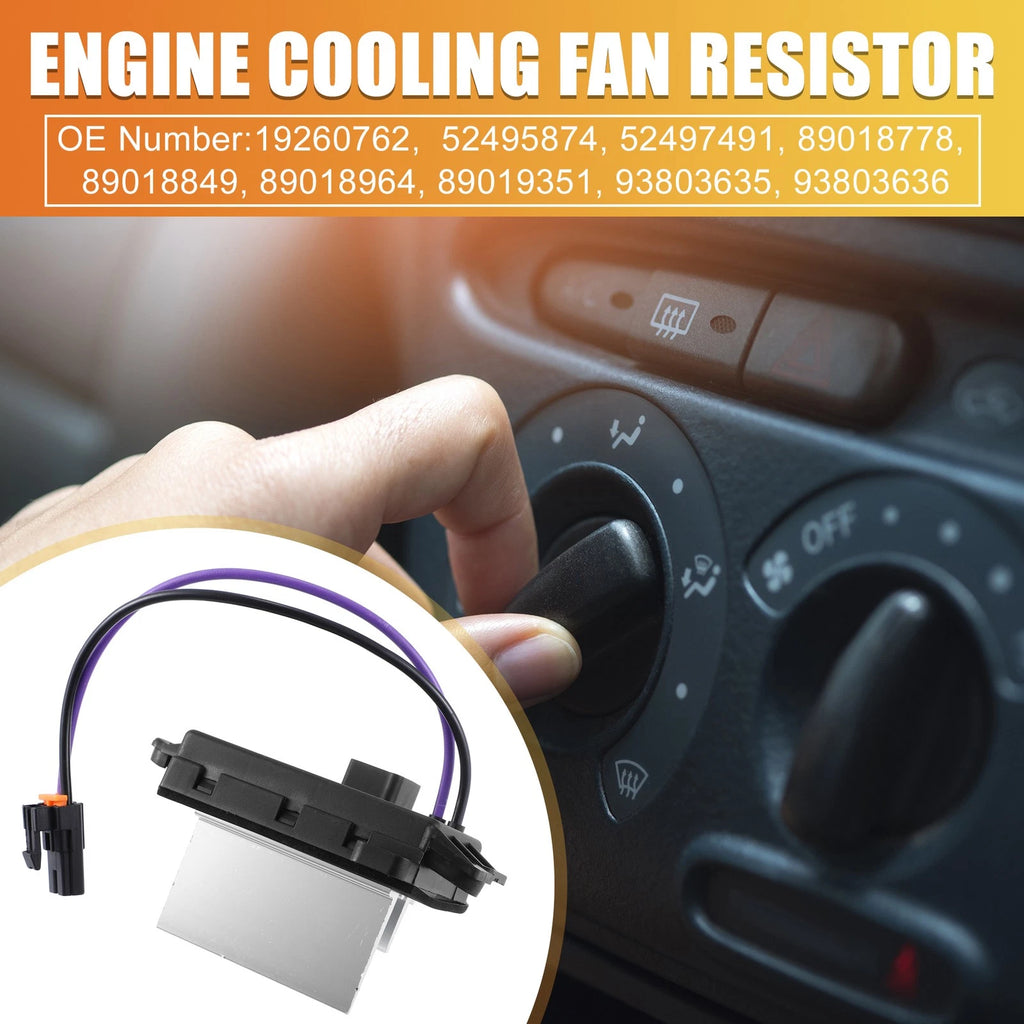HVAC Blower Motor Resistor Replacement for Chevy Silverado 1500 2500HD (2003–2006)