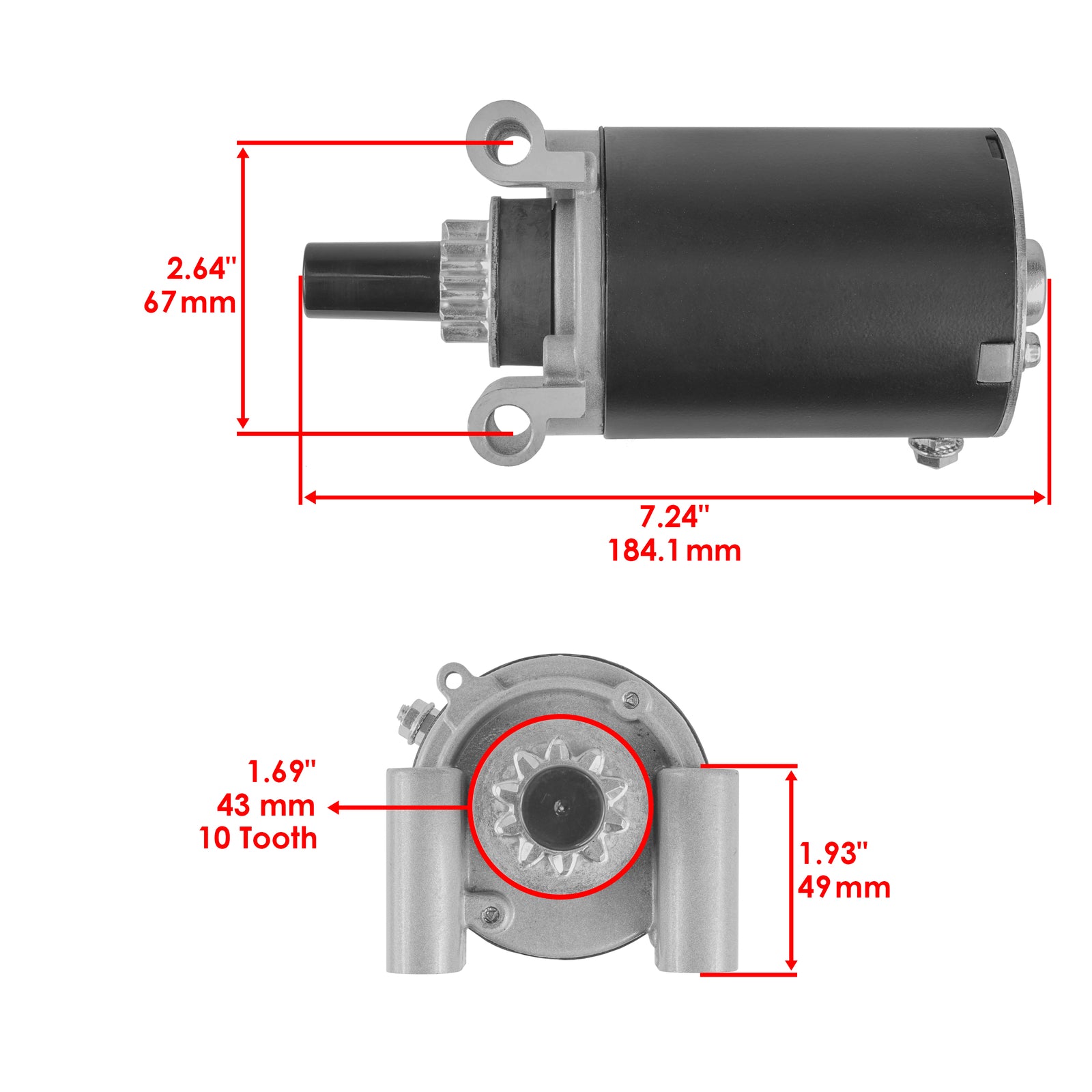 Starter Replacement for John Deere 300 Series (2007–2012)