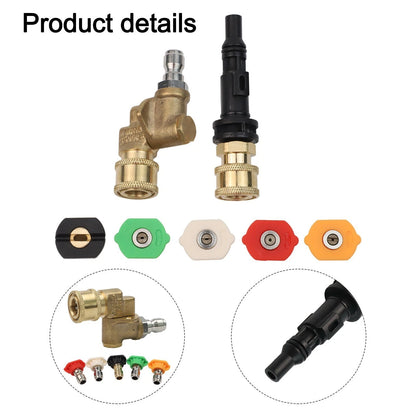 Swivel Nozzle for Craftsman Car Cleaning Tool (180??) 4500 PSI