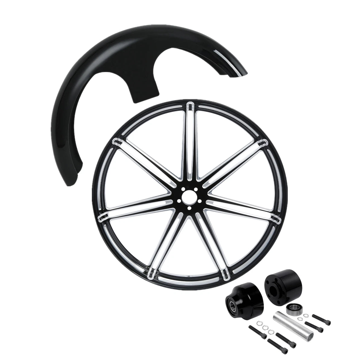 30" Front Wheel Rim & Hub for Harley Touring Glide (2008–2025)