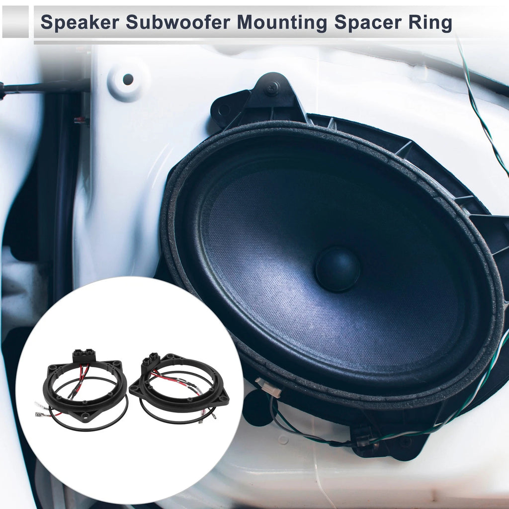 Speaker Spacer Ring Midrange Speaker Adapter for BMW 3.5" 2 Set (2005–2015)