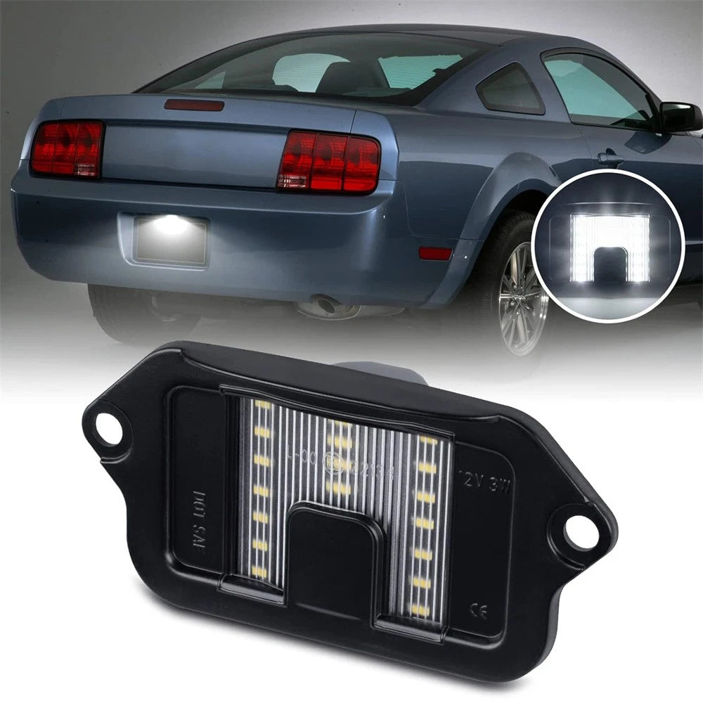 Rear License Plate Light Lamp for Ford Mustang (2005–2009) Waterproof