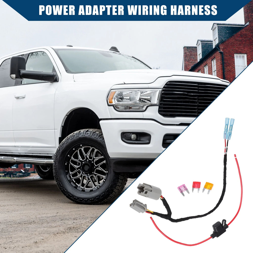 Adapter Wiring Harness Switch Connector Set for Dodge Ram Chrysler (2010–2023)