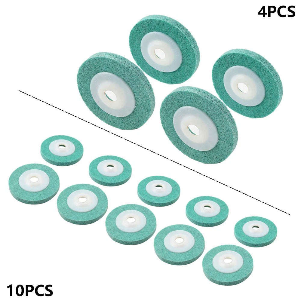4'' 100mm Nylon Fiber Wheel Abrasive Polishing Buffing Disc Pad Angle Grinder