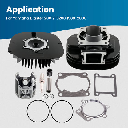 Top End Kit for Yamaha Blaster YFS200 (1988–2006) - Cylinder, Piston, Gasket