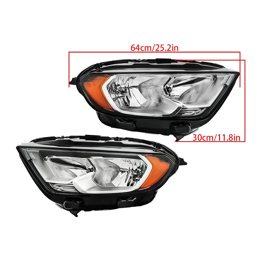 Headlight Set for Ford EcoSport (2018–2022) Driver + Passenger Side Pair