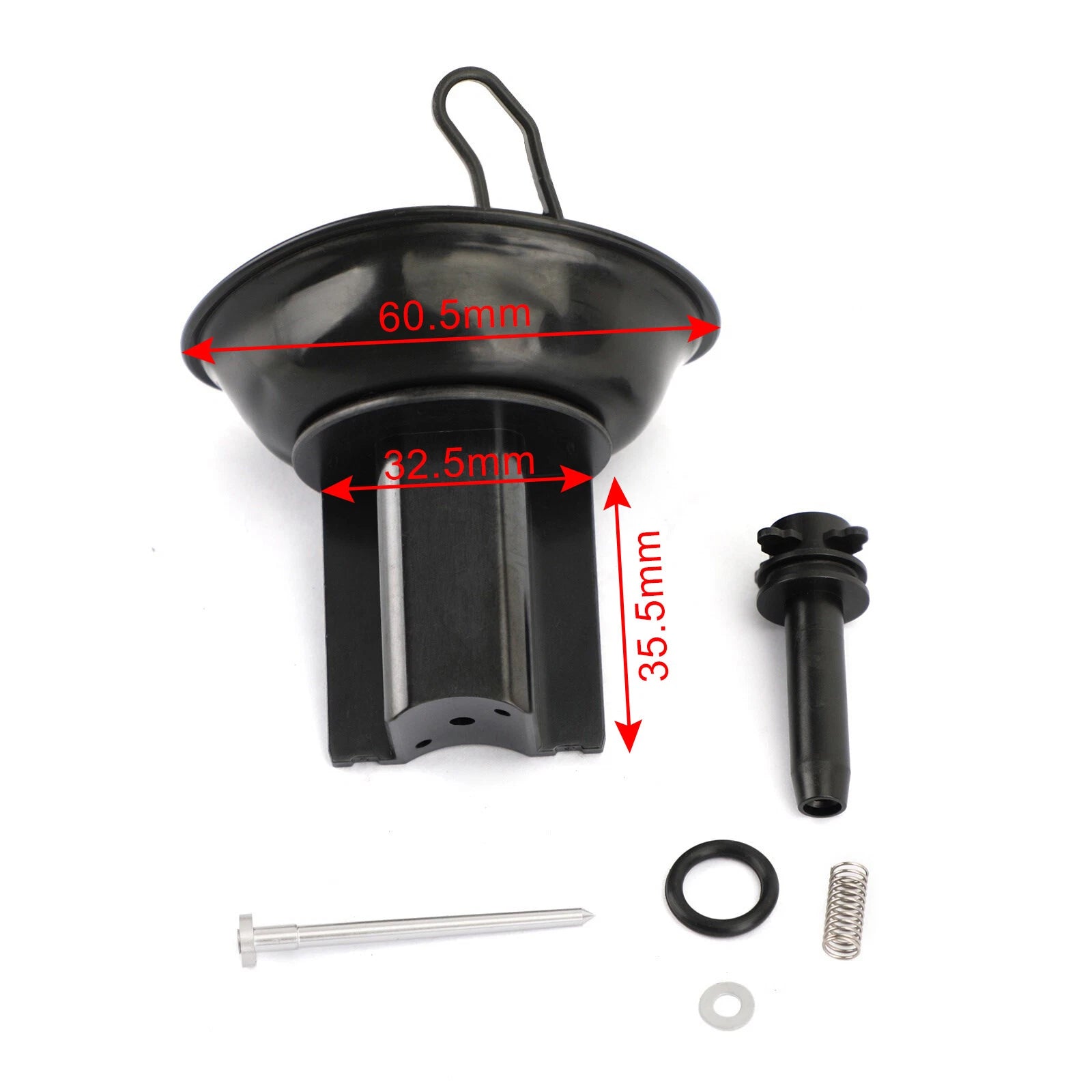 4X Carburetor Repair Kit Plunger Diaphragm for Honda CB400 VTEC (1992–2007)