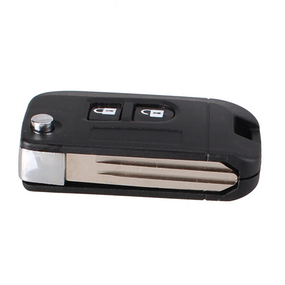 Remote Control Key Housing Shell 2 Button for Nissan Qashqai 350Z X-Trail Almera (2000–2023)