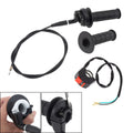 Throttle Accelerator Handle Grip Cable Set for 50cc 150cc 250cc ATV (7/8")