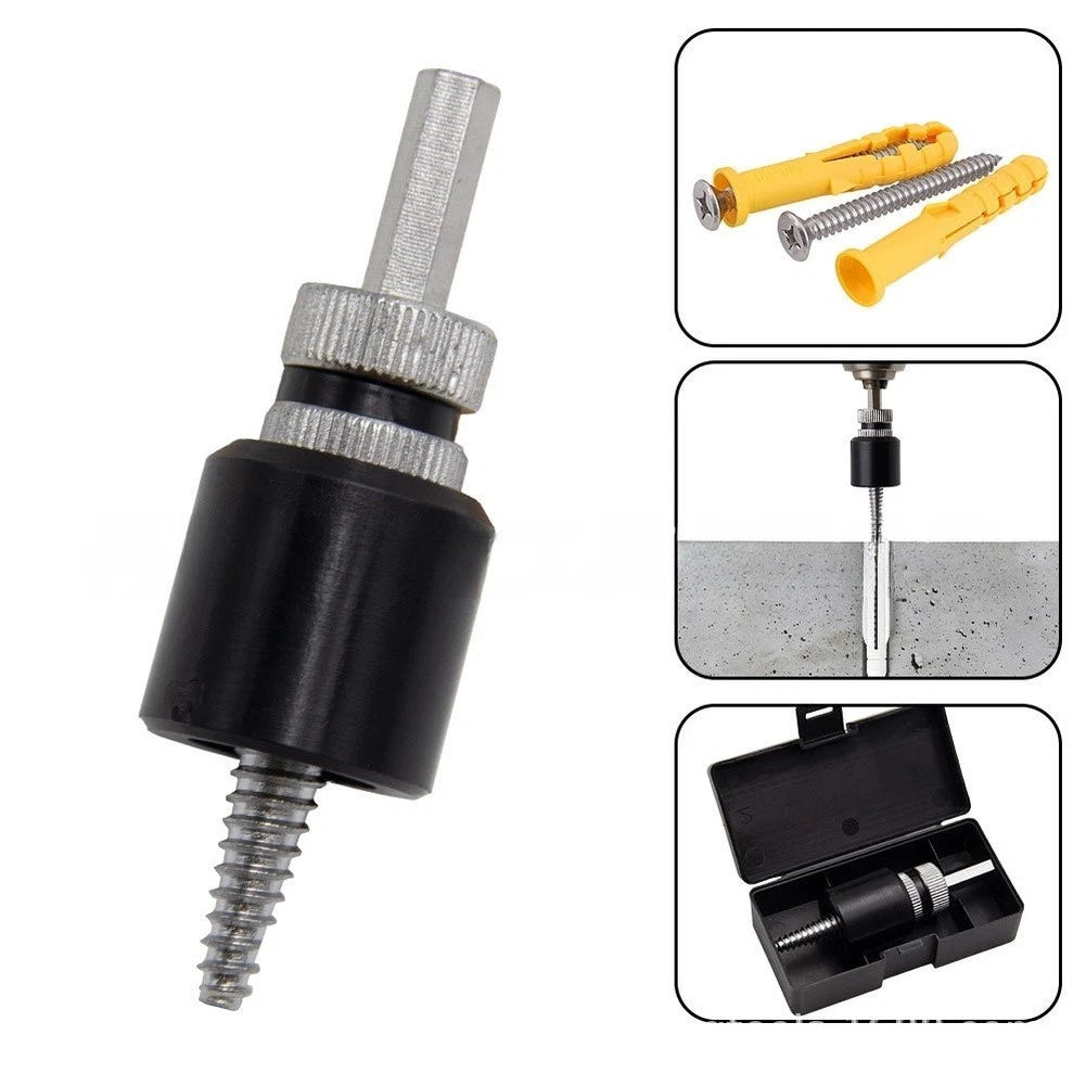 Screw Bolt Extractor Set for Drills (Hex Shaft, Reverse Thread Tap)