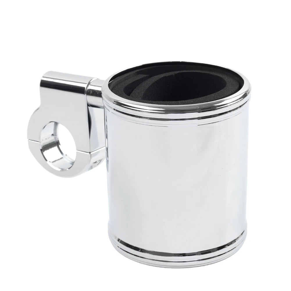 Handlebar Drink Cup Holder for Harley Dyna Sportster 883 Softail (7/8", 1", 1.25")
