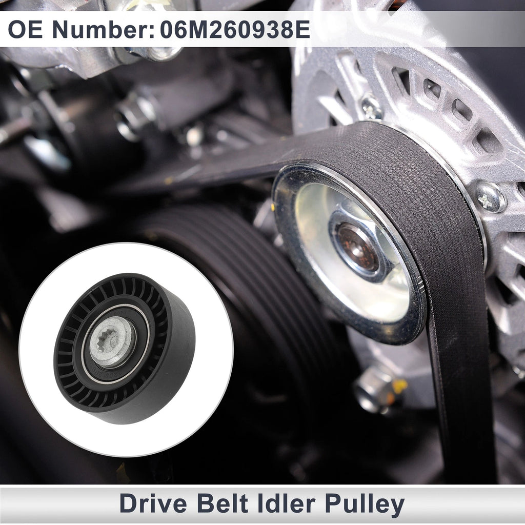 Drive Belt Idler Pulley Replacement for Audi A6 2018–2024 (1 Piece)