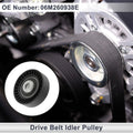 Drive Belt Idler Pulley Replacement for Audi A6 2018–2024 (1 Piece)