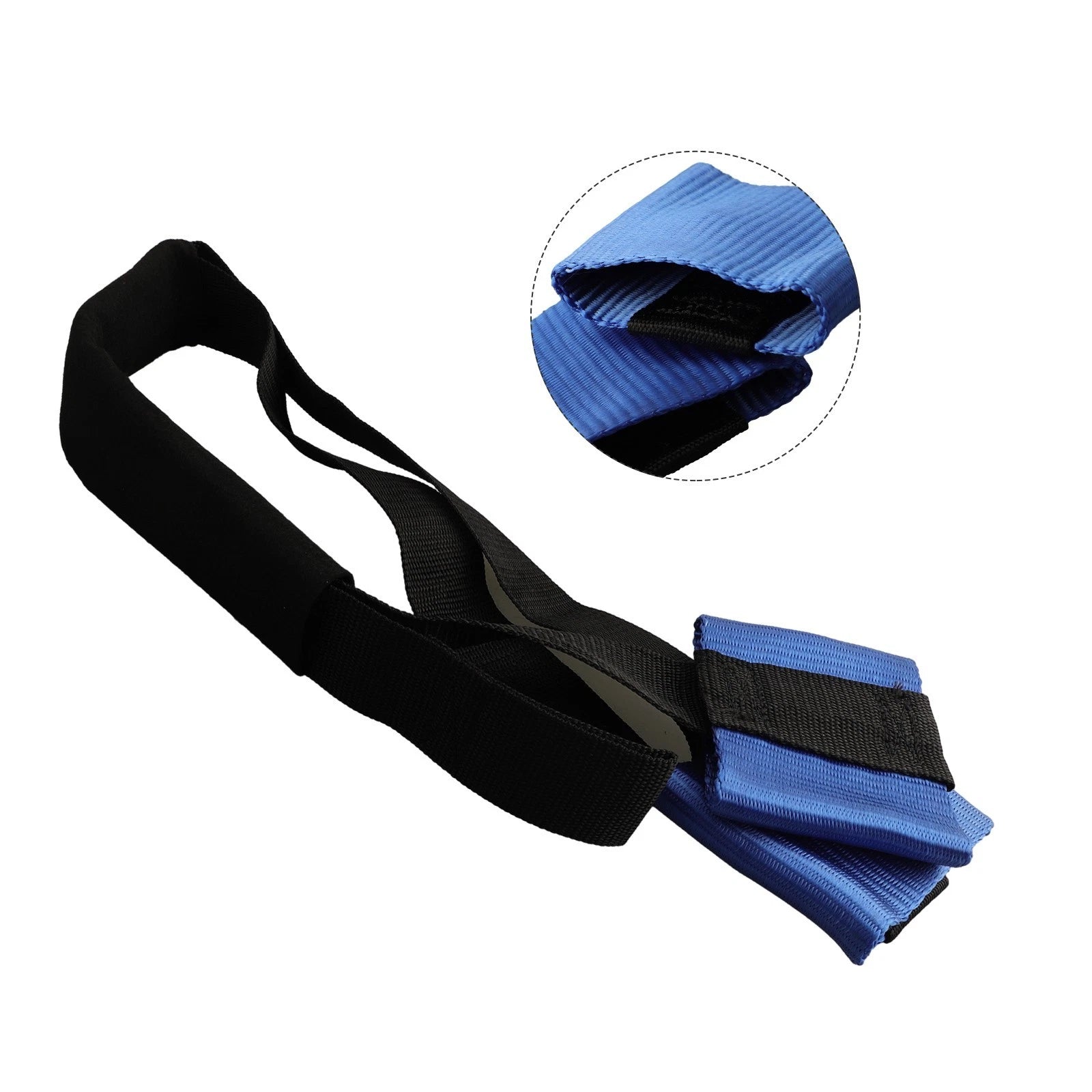Handlebar Strap for Most Motorcycles (Nylon Webbing, Blue)