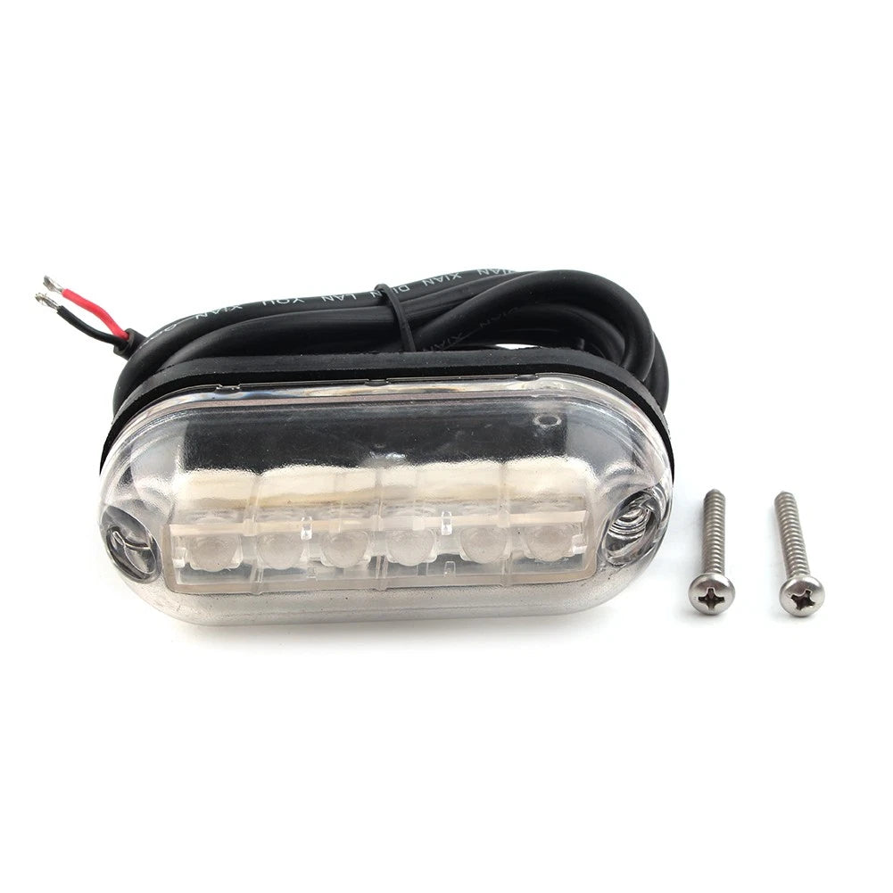 6 LED Underwater Green Light for Marine Boat (12V)
