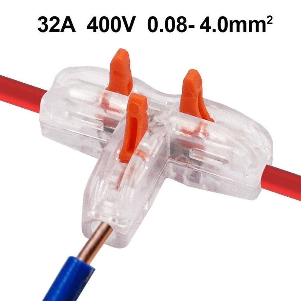 T Type Automatic Clamp Terminal Block for Secure Fast Wire Connections