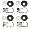 4X Carburetor Kit Float Ring Needle Gasket for Suzuki GSX600F GSX600 (1990–1996)