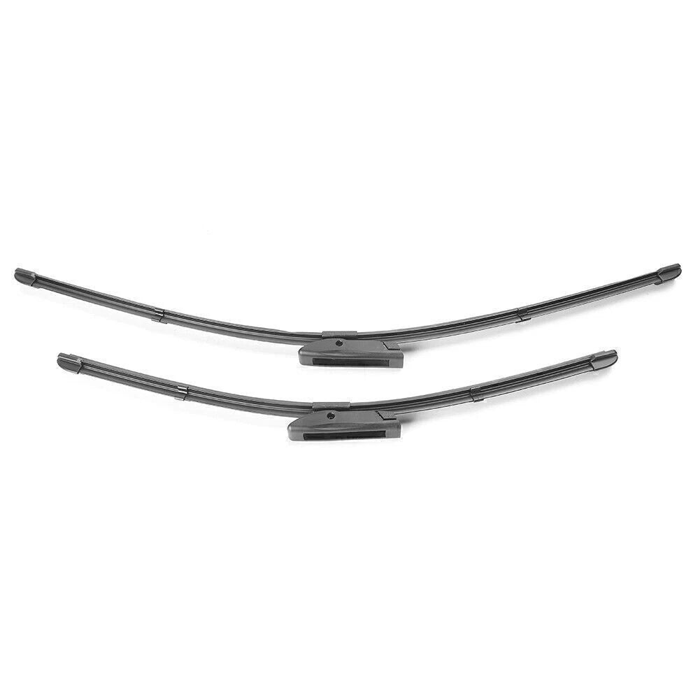 Set of 2 Bracketless Front Windshield Wiper Blades for Renault Fluence (2010–2016)