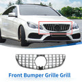 Front Upper Bumper Grille Grill Replacement for Mercedes-Benz E200 (2014–2017)