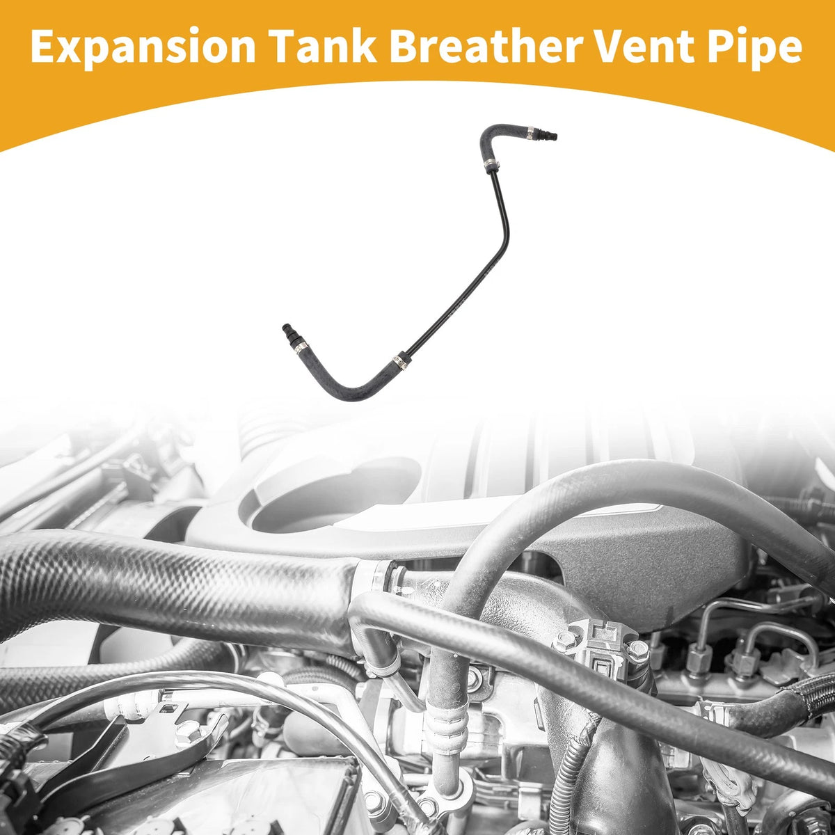 Expansion Tank Breather Vent Pipe for Mercedes Benz C-Class W204 (2007–2014)