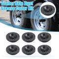 6 Pack Trailer Hub Dust Cap Rubber Plug for Dexter EZ Lube Trailer (2005–2018)