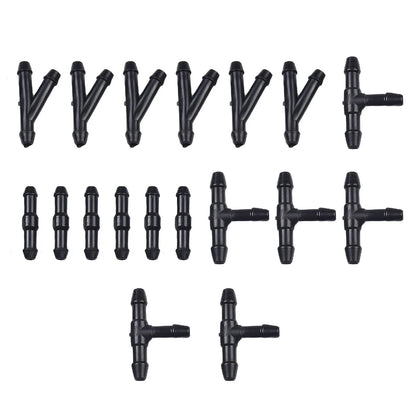 18pcs Windshield Washer Hose Connectors for