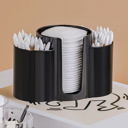 3X Makeup Cotton Storage Box Organizer for Pads, Swabs, Floss