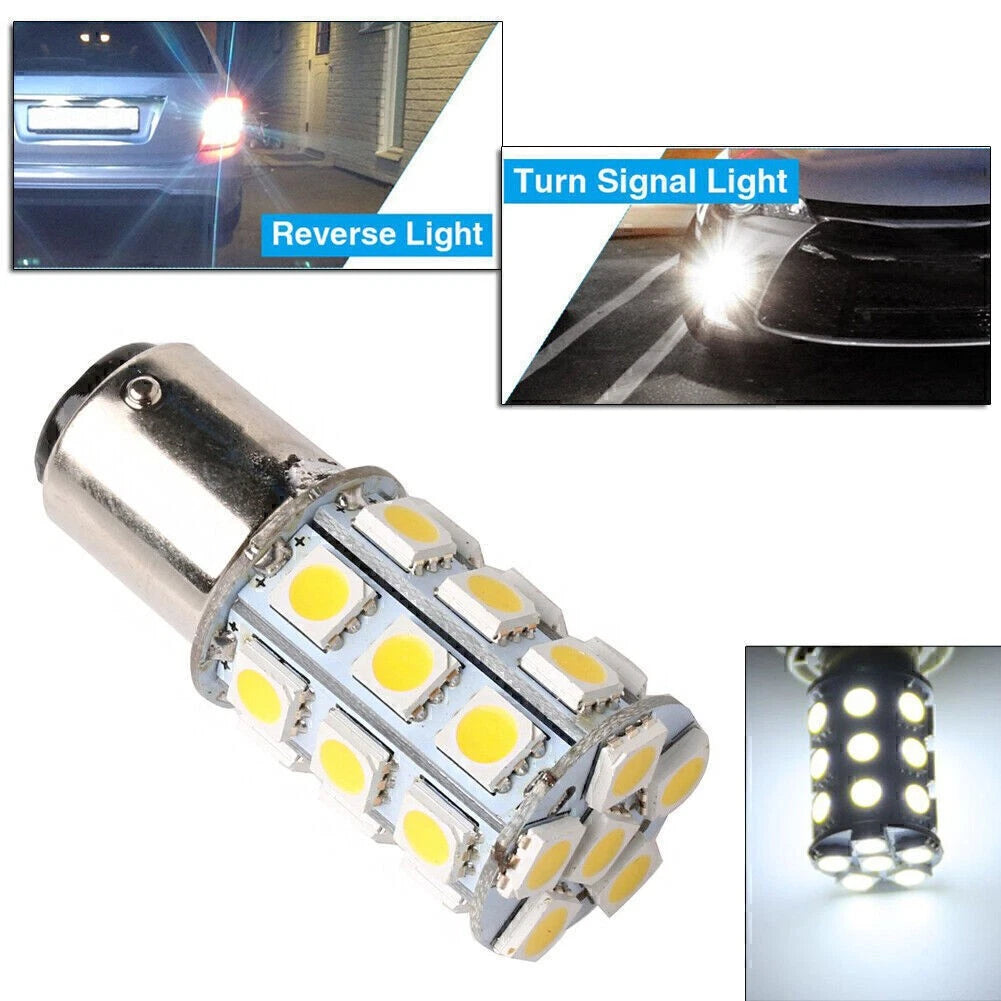 27-SMD BA15D LED Bulbs for Marine Boat Interior (AC/DC 24V)