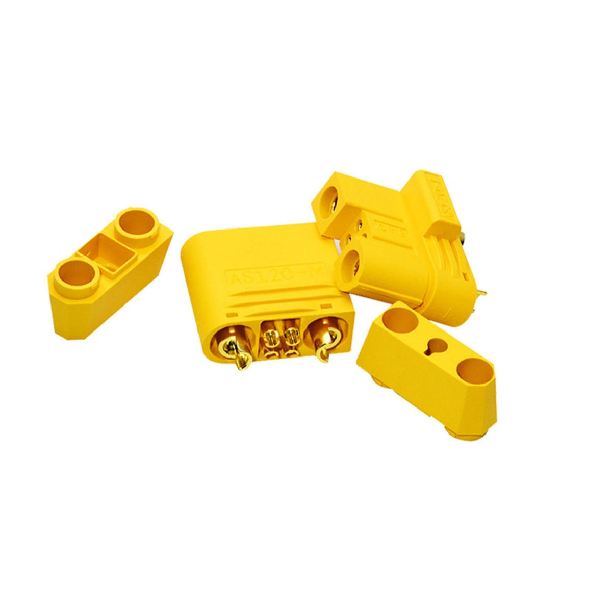 1 Pair DC 80V AS120 Male & Female Plug Connector Adapter