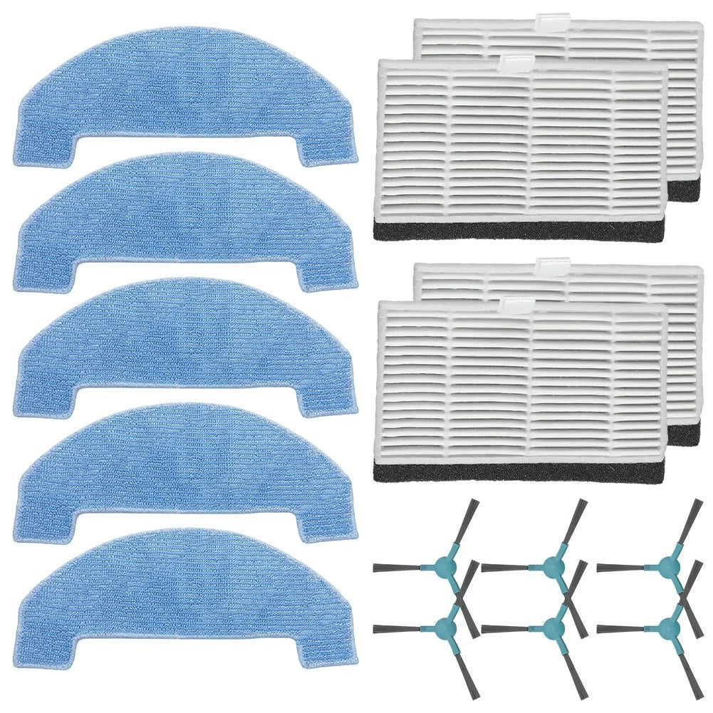 Comprehensive Mop Cloths & Side Brushes for Honor Choice Robot Cleaner M1