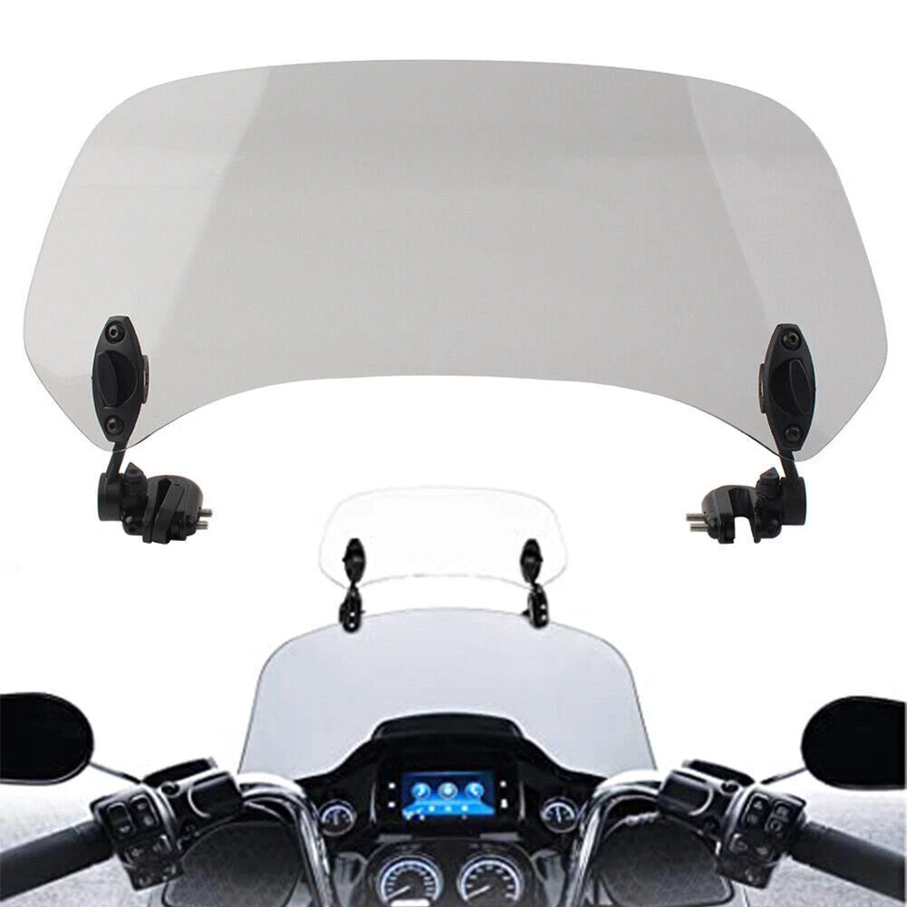 Adjustable Windshield Extension Spoiler for Motorcycle (36cm)