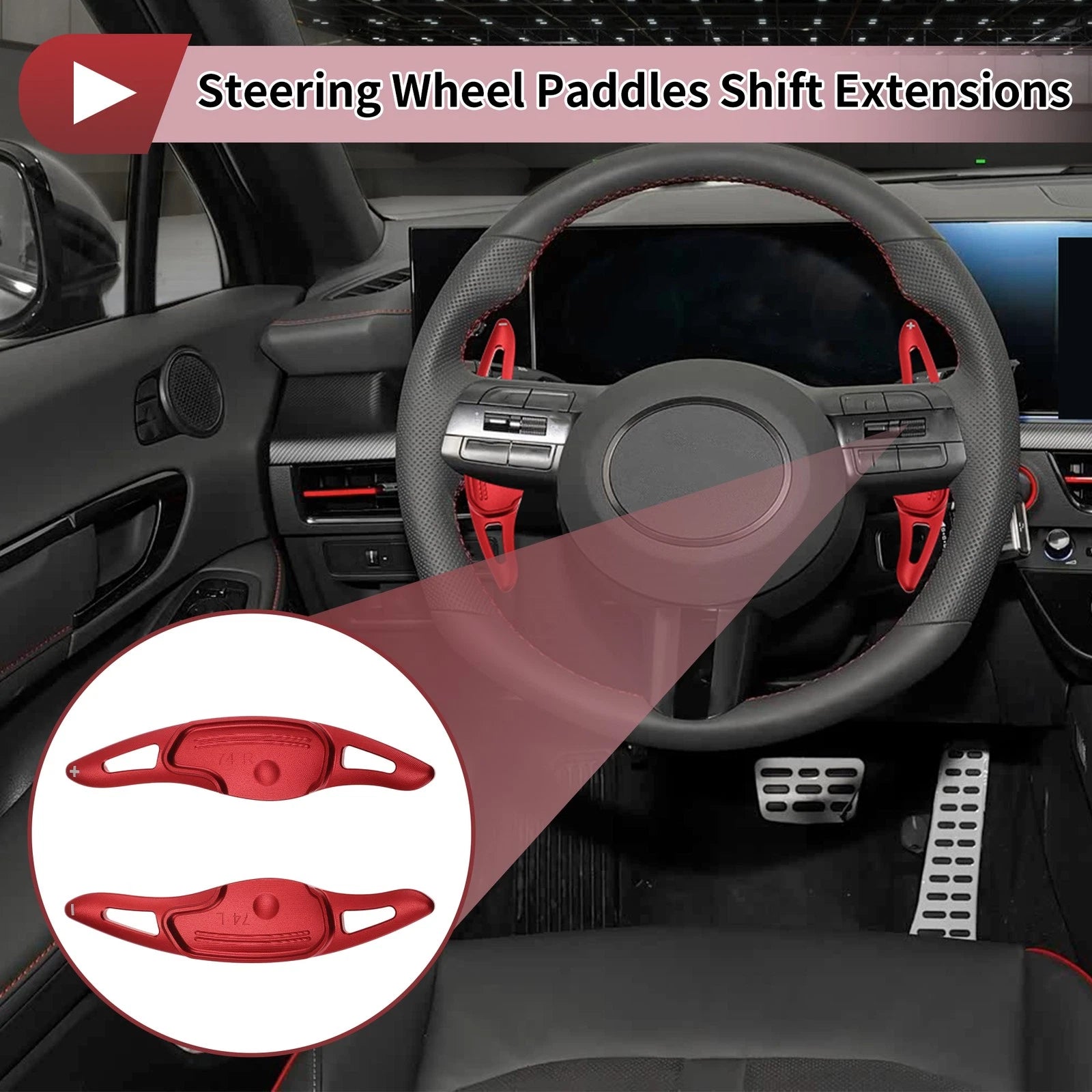 Steering Wheel Shift Paddle Extensions for Hyundai Sonata (2015–2020)