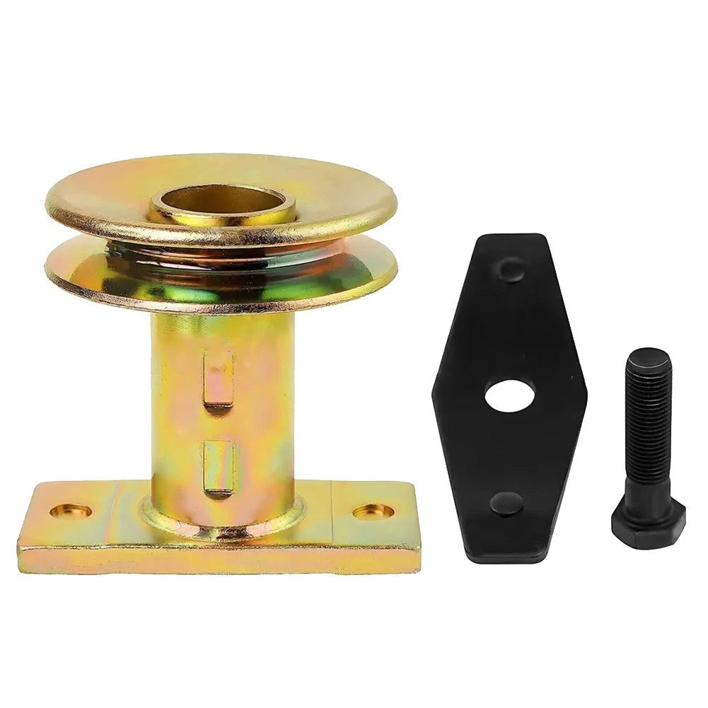 Lawn Mower Blade Adapter with Pulley Set for Smooth Cutting Performance