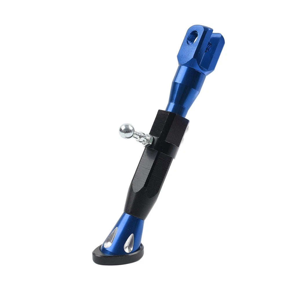 Adjustable Kickstand Foot for Motorcycle Universal (All Years) - Blue