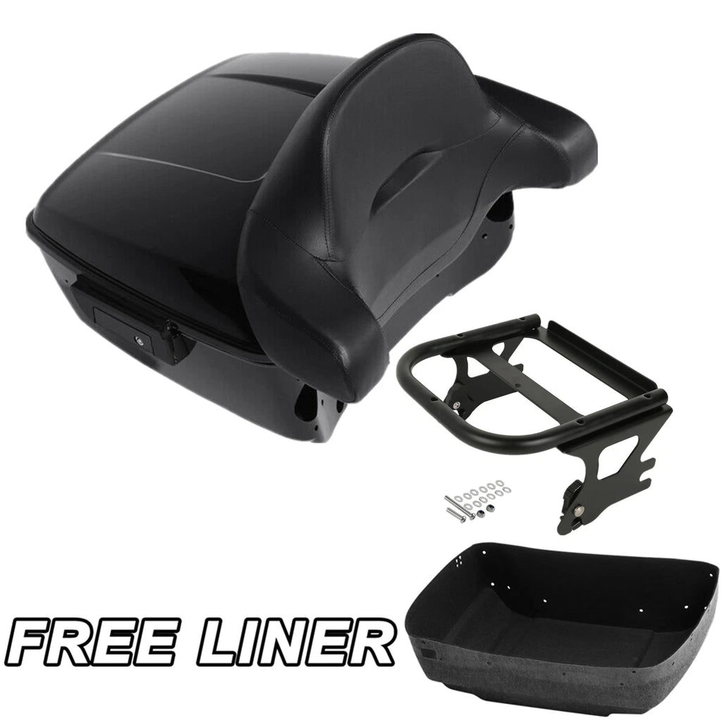 Trunk Backrest Mount Rack for Harley Touring Road King Glide (1997–2008)