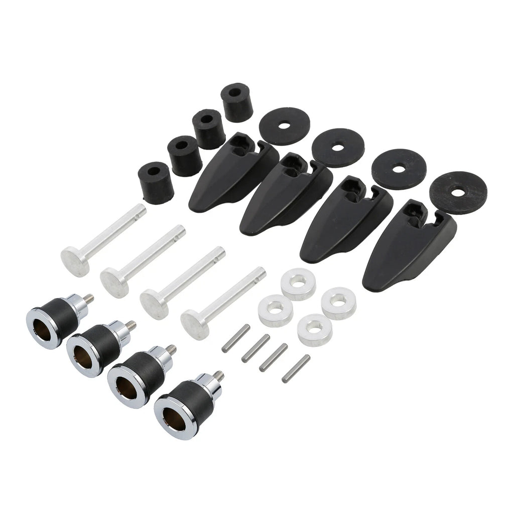 Quick Release Saddlebag Backrest Spools Mount Kit for Indian Chieftain (2014–2024)